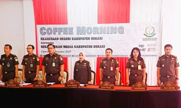 Kejaksaan Negeri Cikarang Bekasi, Coffee Morning dengan Wartawan