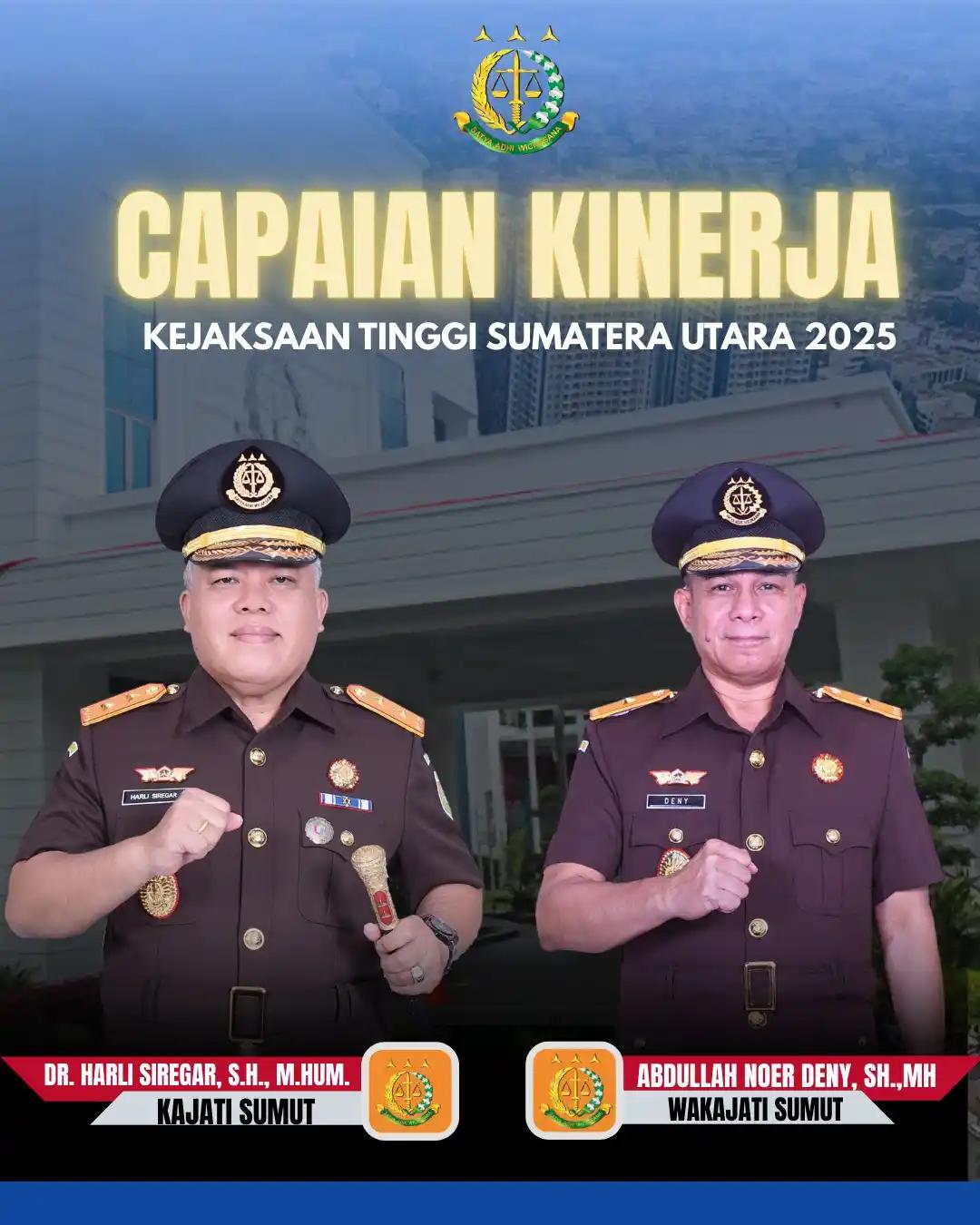 Kejati Sumut Catat Capaian Gemilang Sepanjang 2025, Dari Penegakan Hukum Hingga Pemulihan Aset
