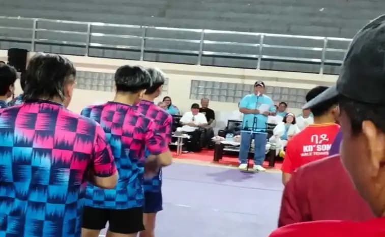 kejuaraan Table Tennis Championship Pingpong Royal Garden di gedung KONI