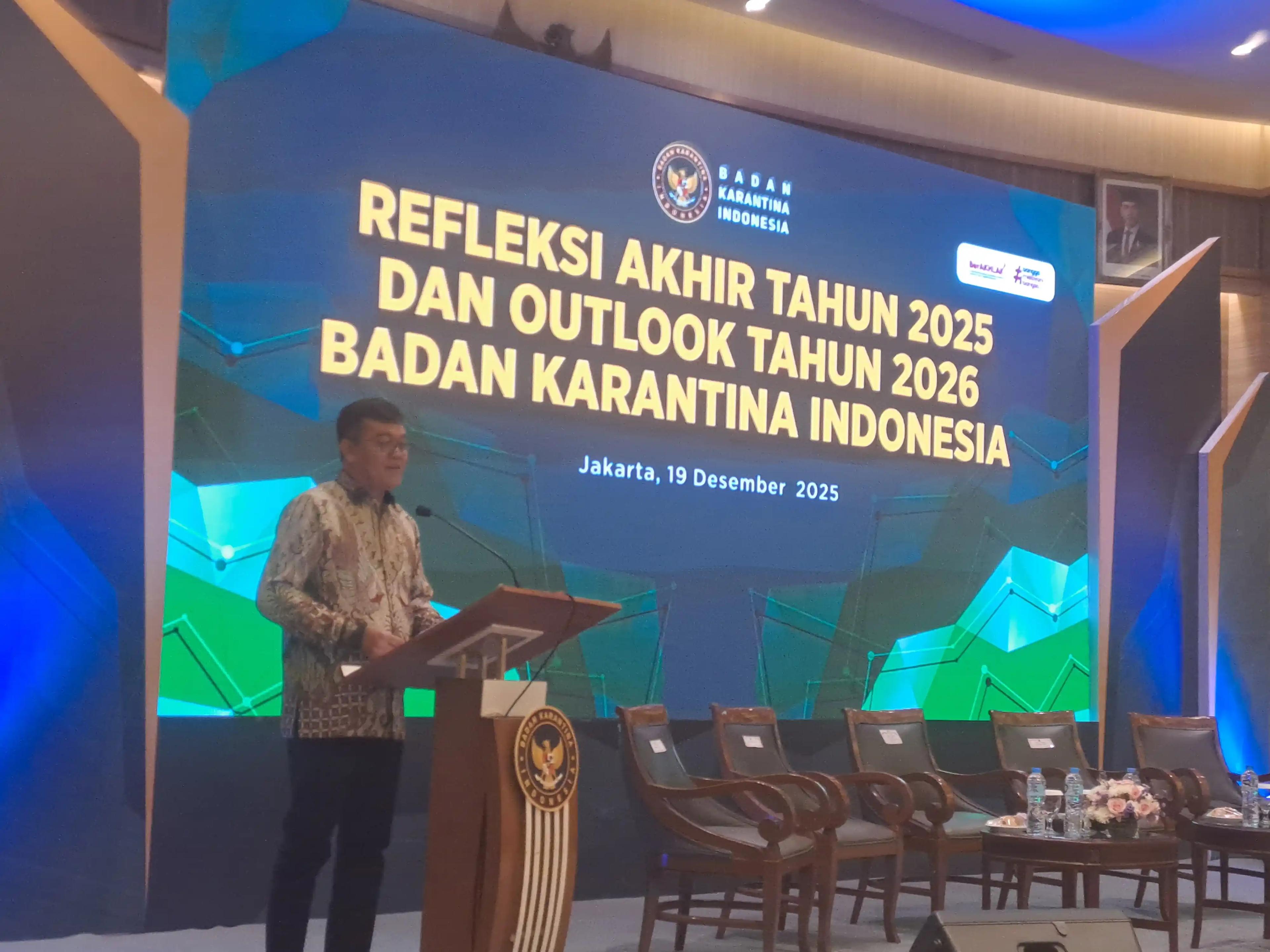Kepala Badan Karantina Indonesia (Barantin) Sahat Manaor Panggabean. (Foto. Rizal Siregar)