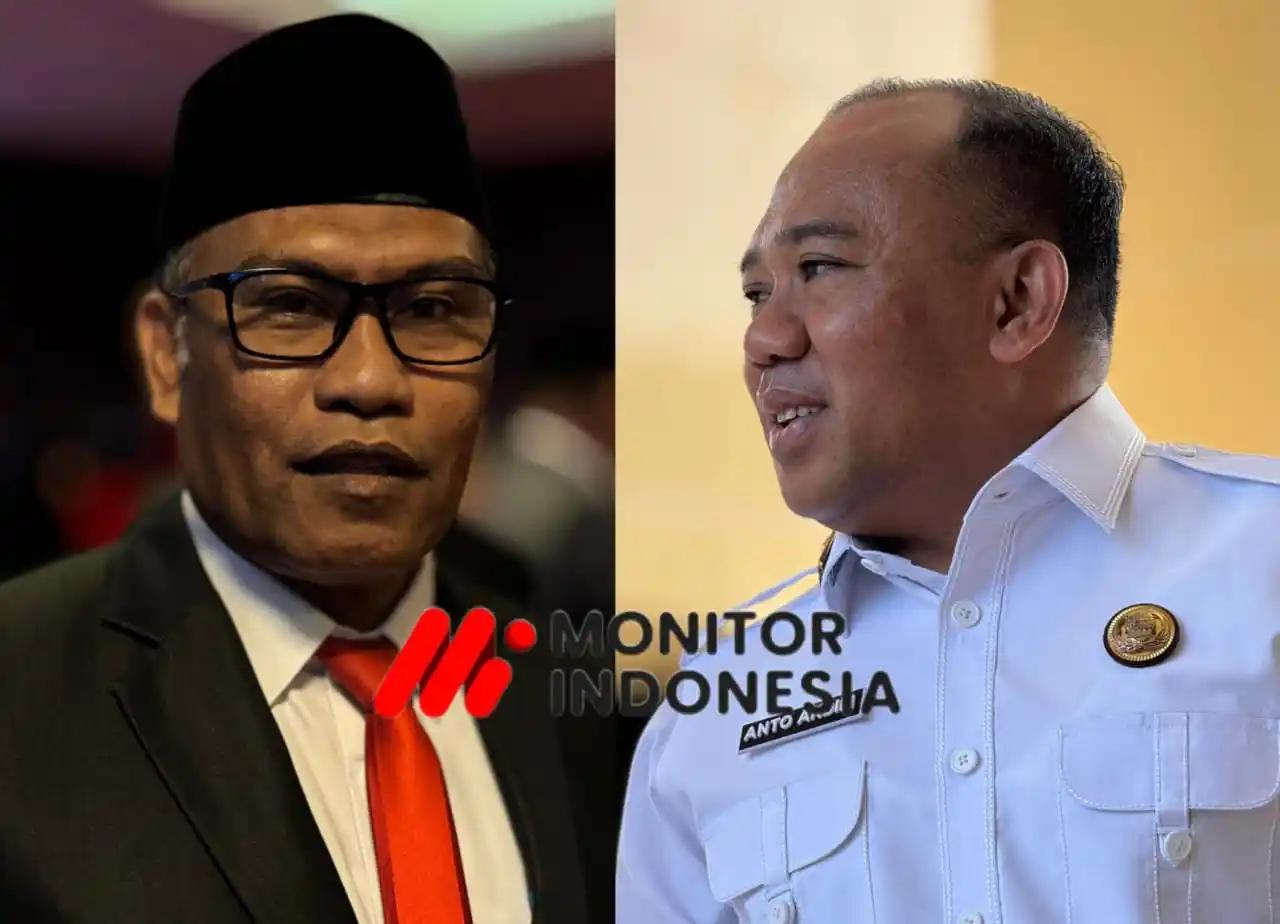 Kepala Dinas Kehutanan Malut, Sukur Lila (kanan) dan Kepala Dinas ESDM Malut, Suriyanto Andili (kiri) (Foto: Dok MI)