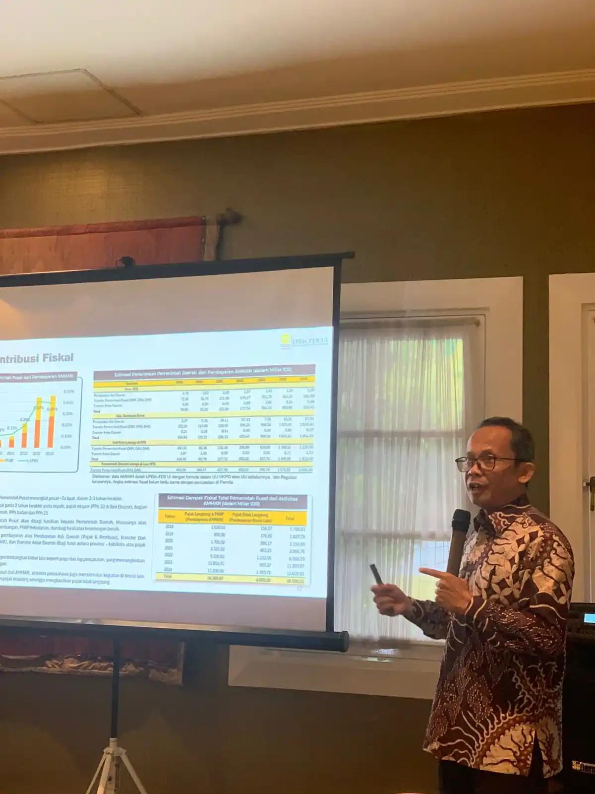 Kepala Kajian Natural Resources and Energy Studies LPEM FEB UI, Uka Wikarya