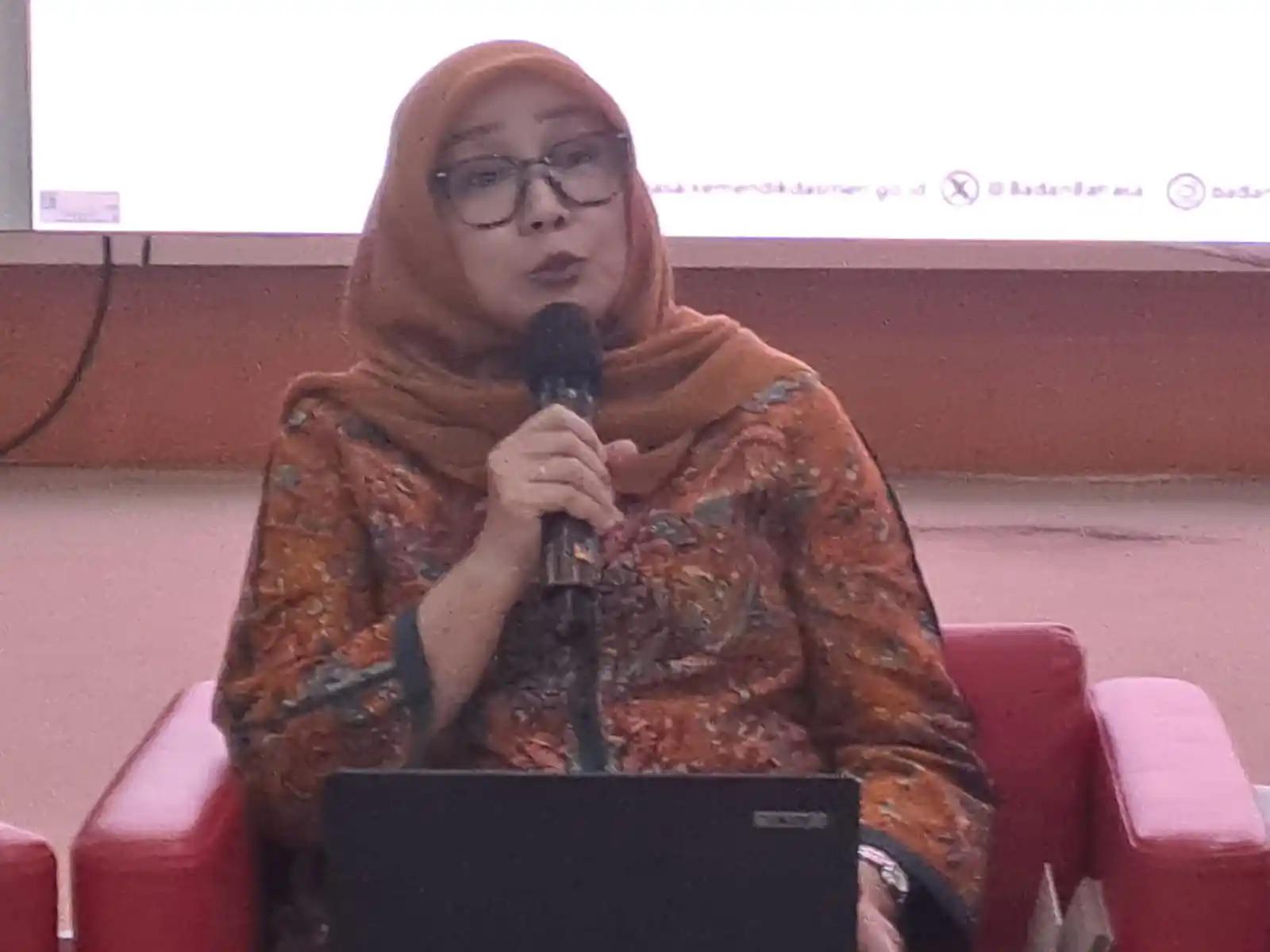 Kepala Pusat Pengembangan dan Pelindungan Bahasa dan Sastra Badan Bahasa, Dora Amalia (Foto. Rizal Siregar)