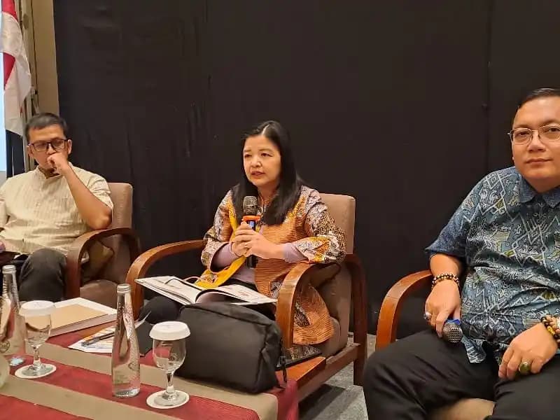 Kepala Puspresnas Kemendikdasmen, Maria Veronica Irene Herdjiono (Foto. Rizal Siregar)
