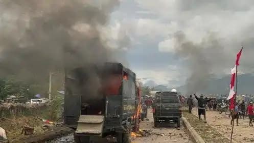 Kerusuhan saat acara syukuran Bupati-Wakil Bupati Jayawijaya