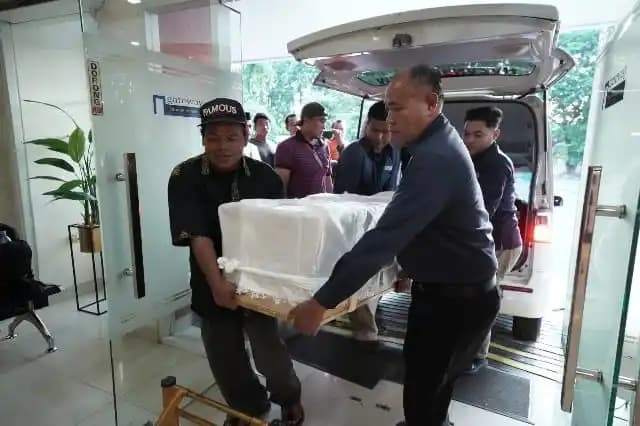 Ketika Jenazah PMI Korsel tiba di Bandara Soetta