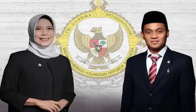 Ketua BPK Isma Yatun dan Anggota BPK Haerul Saleh
