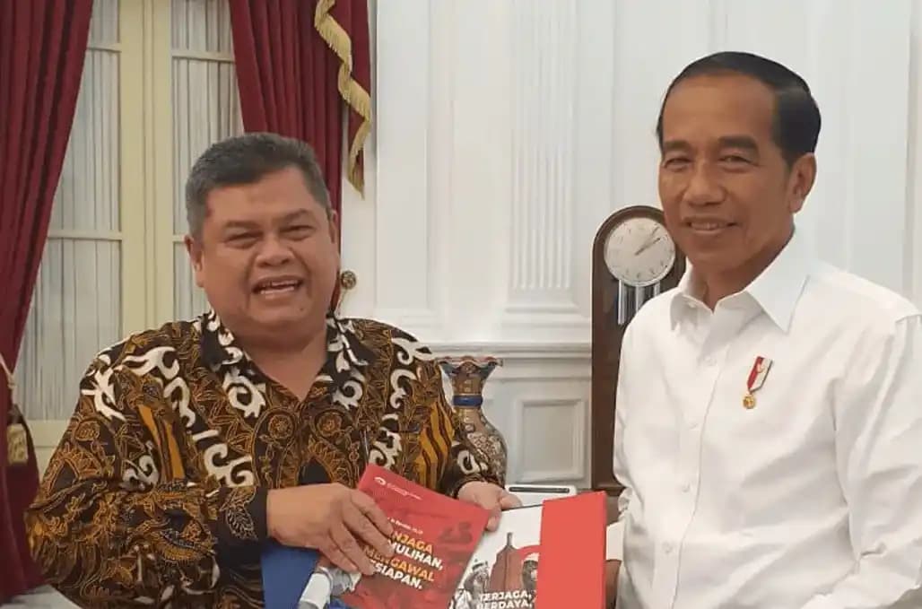Ketua BPKP M Yusuf Ateh dan Presiden Joko Widodo
