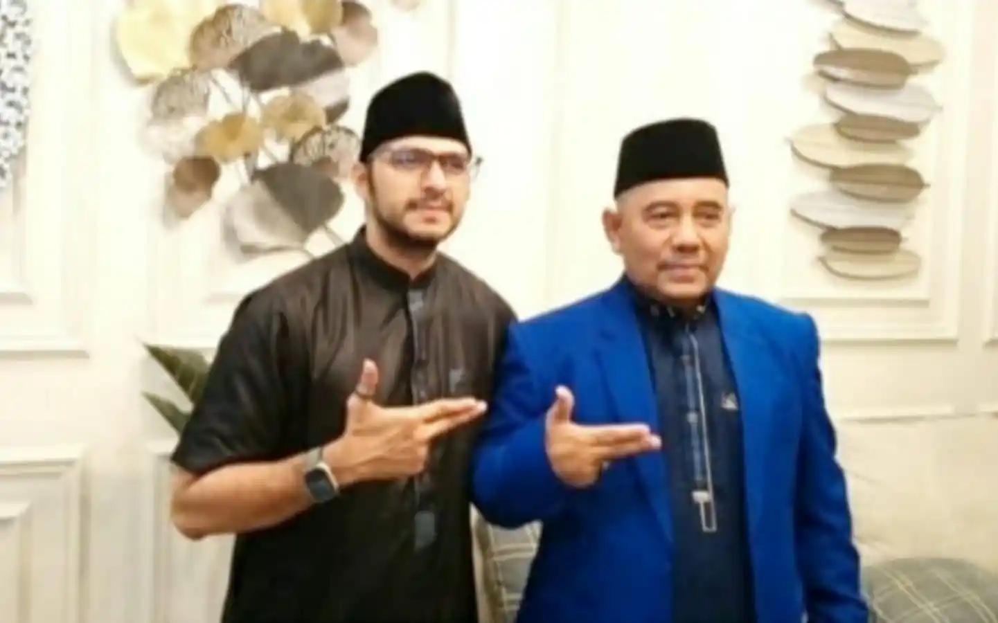 Ketua DPC PAN Bekasi Utara, Lukman Hakim atau Bang Alex bersama Ali Zaenal