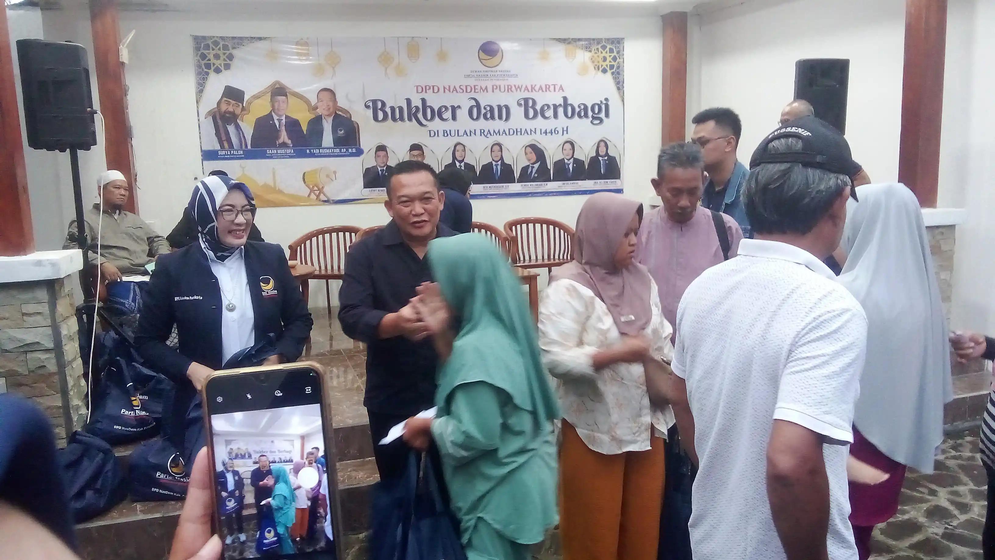 Ketua DPD Partai Nasdem Purwakarta, Yadi Rusmayadi
