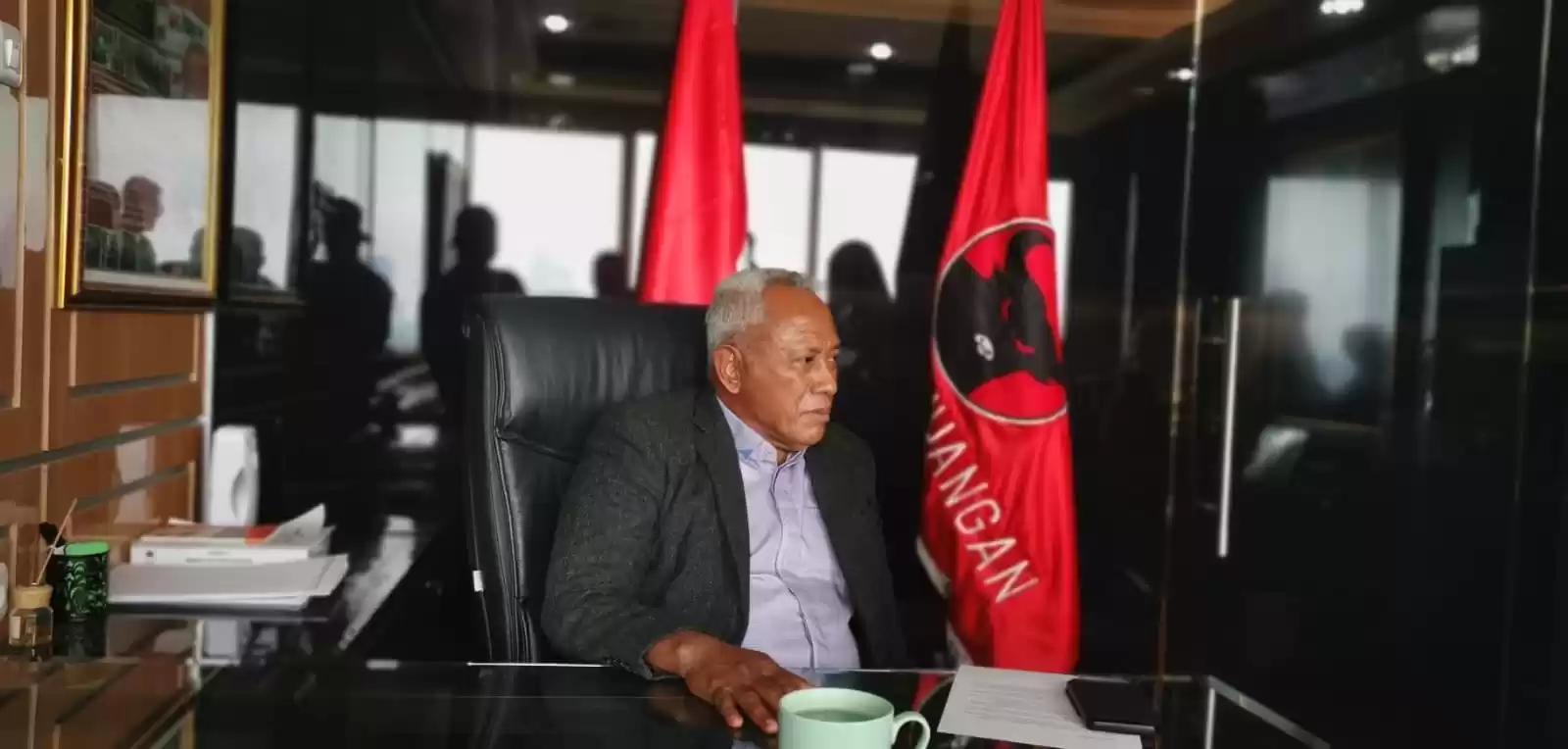 Ketua DPP PDI Perjuangan Bidang Kehormatan, Komarudin Watubun (Foto: MI/Dhanis)