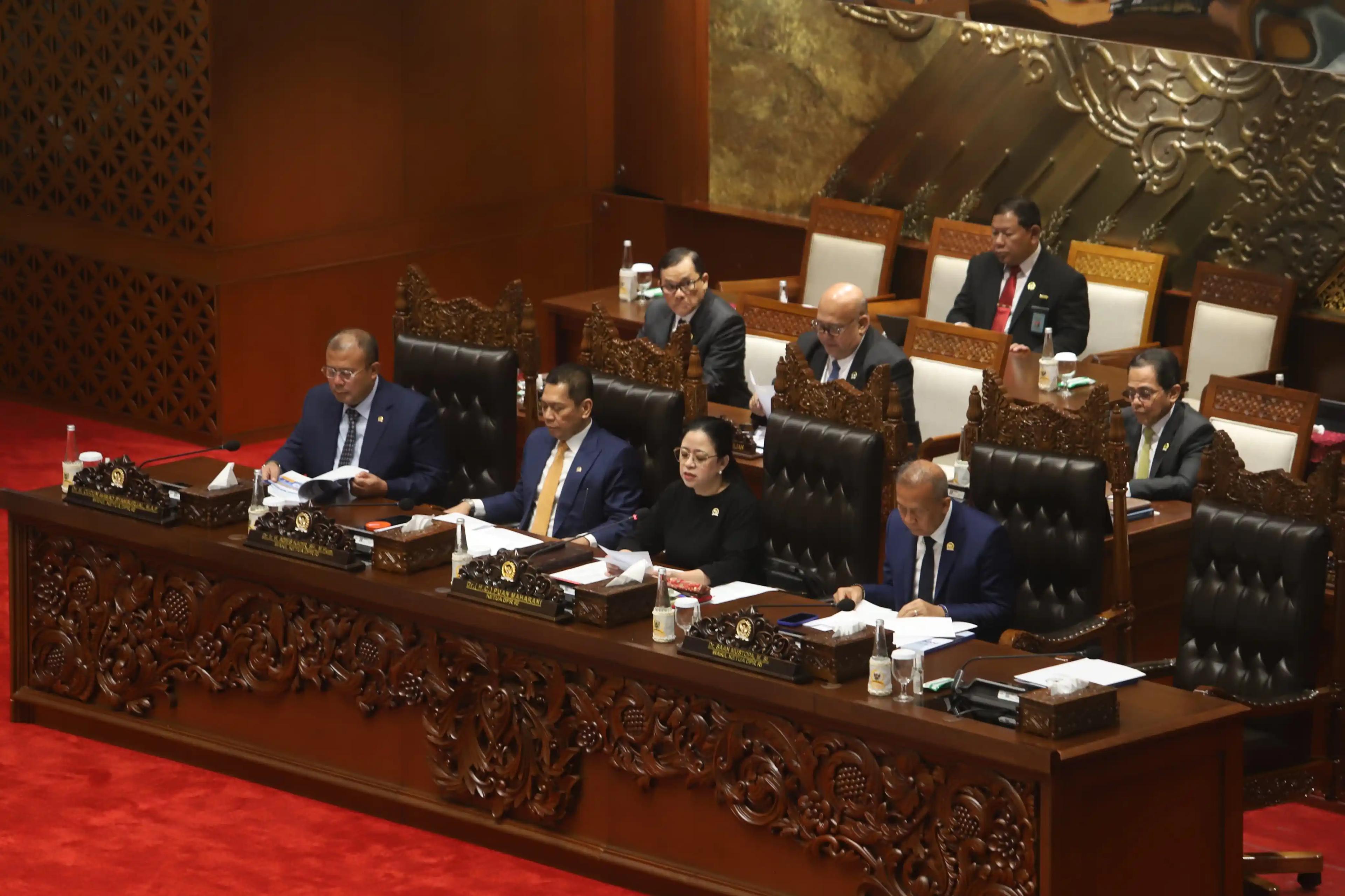 Ketua DPR Puan Maharani pimpin Rapat Paripurna DPR (Foto. Rizal)