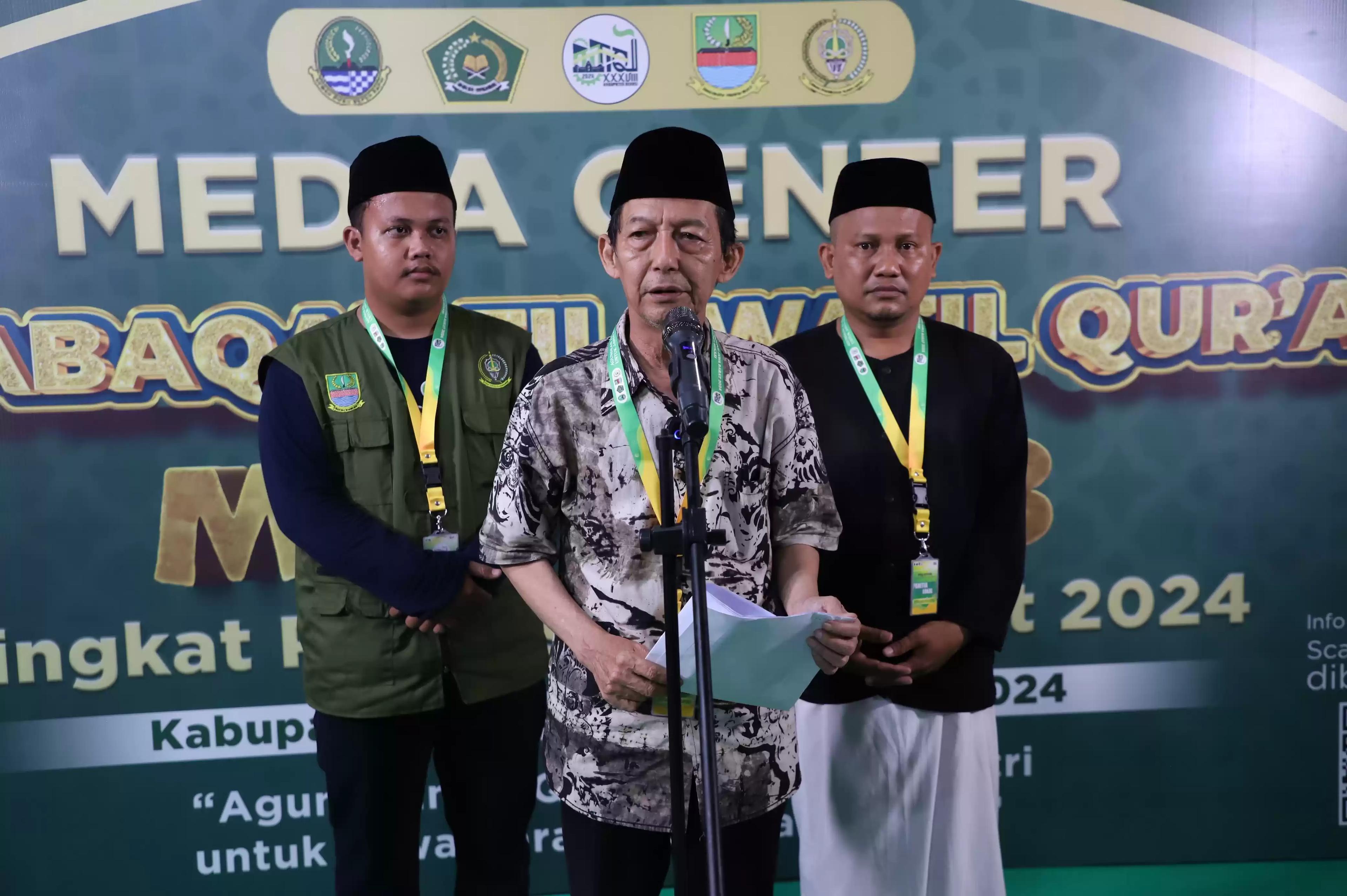 Ketua Harian LPTQ Jabar Badruzzaman M Yunus