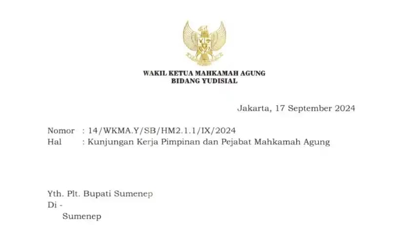 Ketua MA Sunarto Kunker Bersama Makelar Kasus Zarof Ricar