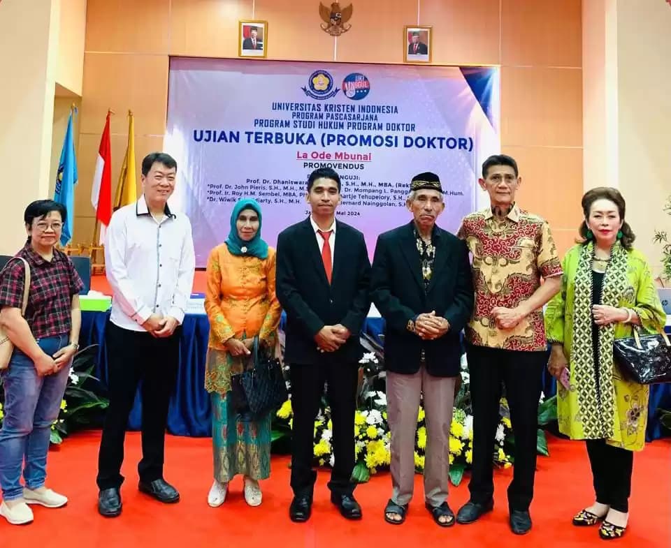 Kisah Inspiratif La Ode Mbunai Doktor Termuda di Usia 27 Tahun