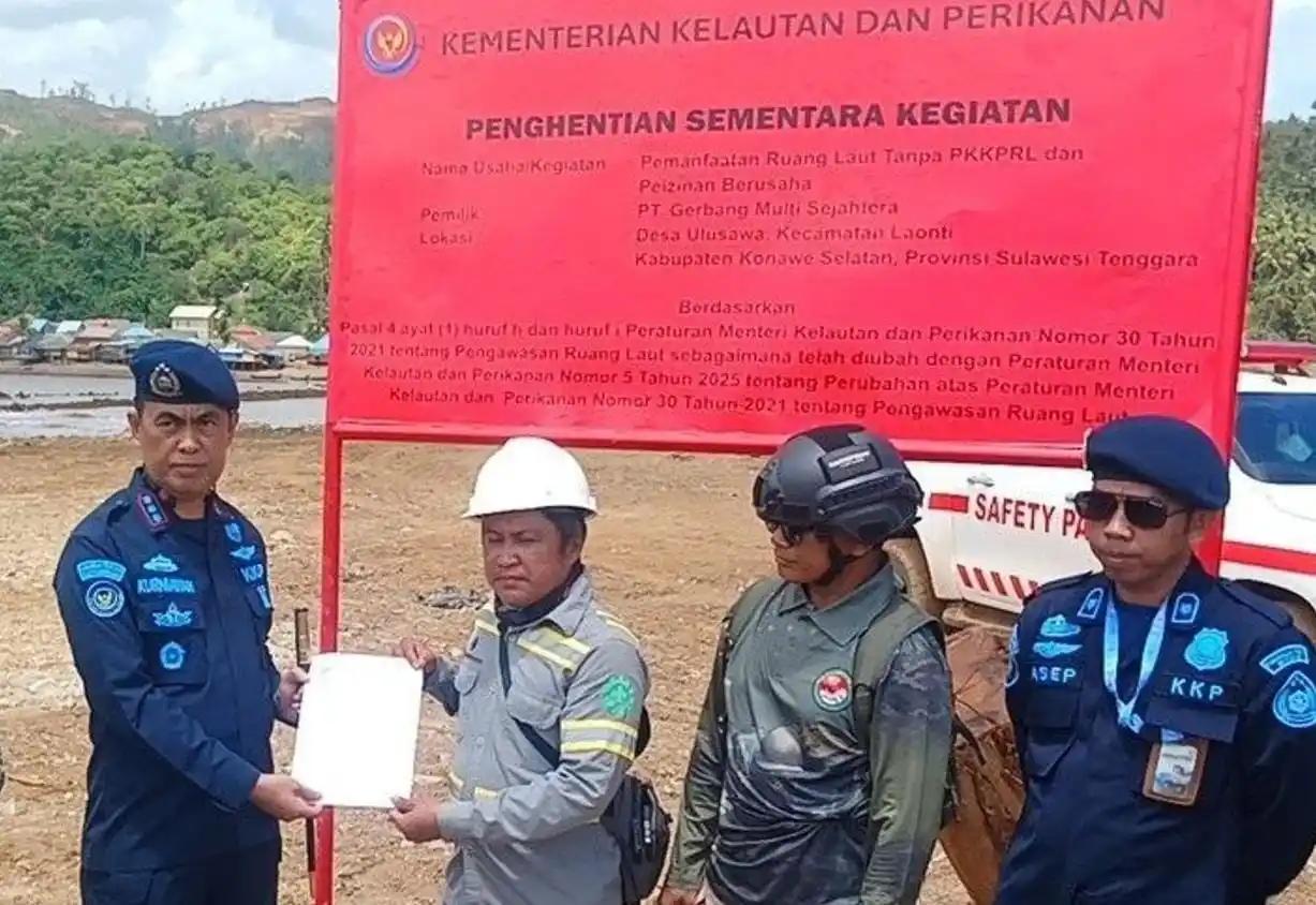 KKP Hentikan Kegiatan Reklamasi Ilegal di Konawe Selatan
