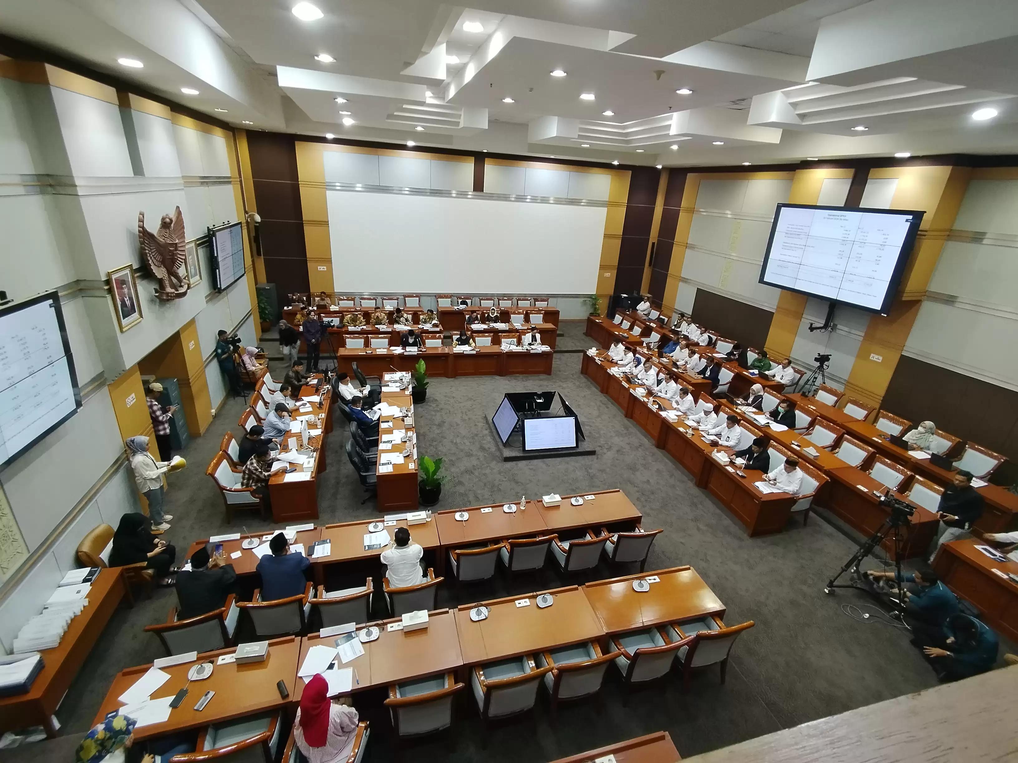 Komisi VIII RDP dengan BPKH (Foto: MI/Dhanis)
