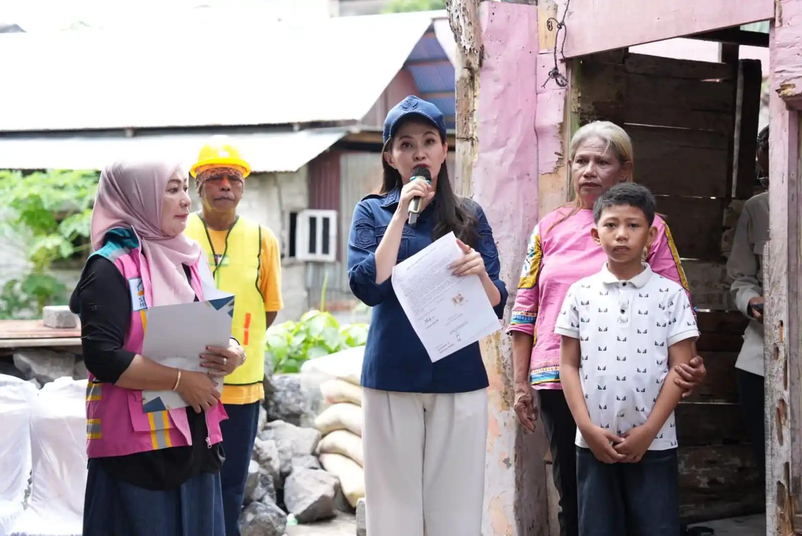 Komitmen Nyata Sherly Tjoanda Atasi Kemiskinan, 1200 Rumah Layak Huni Dibangun