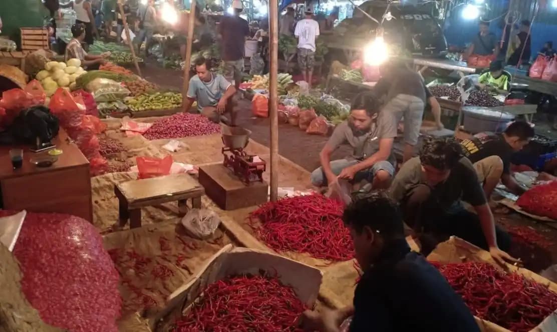 Kondisi Tempat Penampungan Sementara Pedagang Pasar Keranji Baru