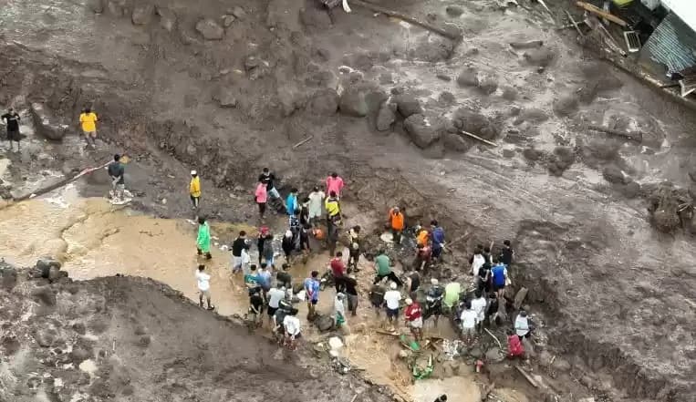 Kondisi terkini penanganan banjir di Rua Kota Ternate