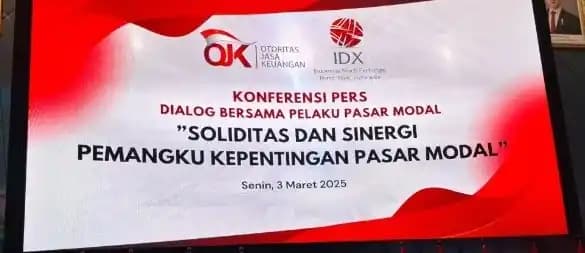 Konferensi Pers Dialog Bersama Pasar Modal