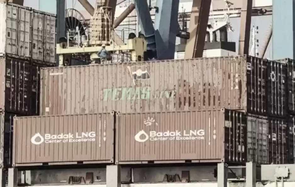 Kontainer Ilustrasi peti kemas untuk ekspor dan impor