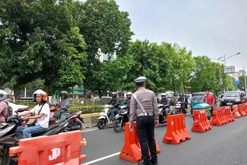 lalin depan kpu jakarta