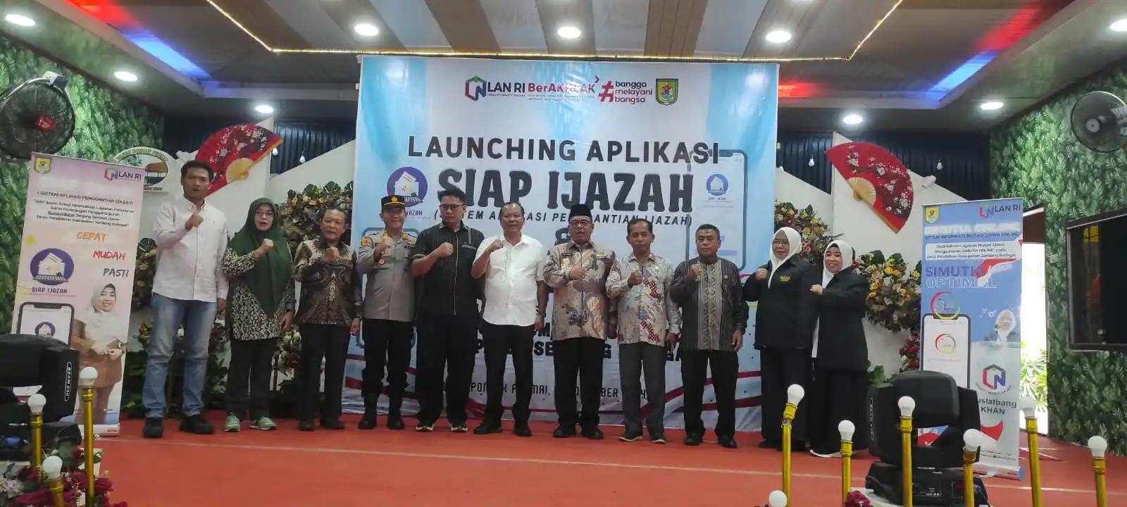 Launching Aplikasi Siap Ijazah dan Simutia Online