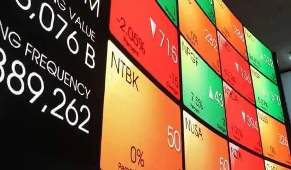 Layar digital perdagangan saham di Bursa Efek Indonesia