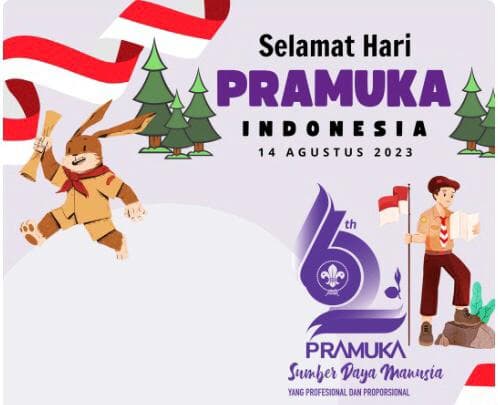 Gratis! Ini 15 Link Twibbon Hari Pramuka 2023