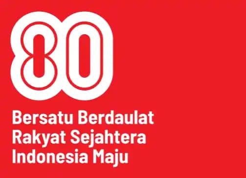 Logo HUT ke-80 RI
