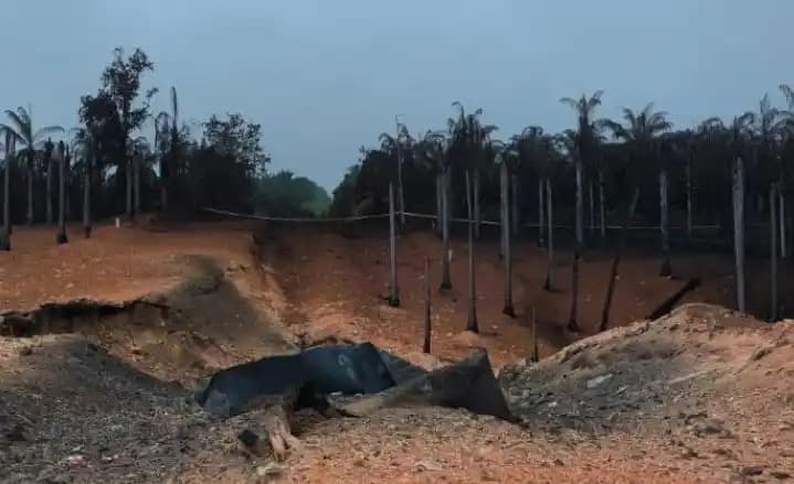 Lokasi ledakan pipa gas  PT TGI