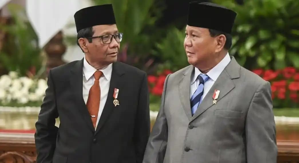 Mahfud dan Prabowo