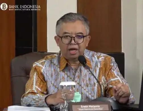 Mantan Direktur Eksekutif Departemen Komunikasi BI Erwin Haryono