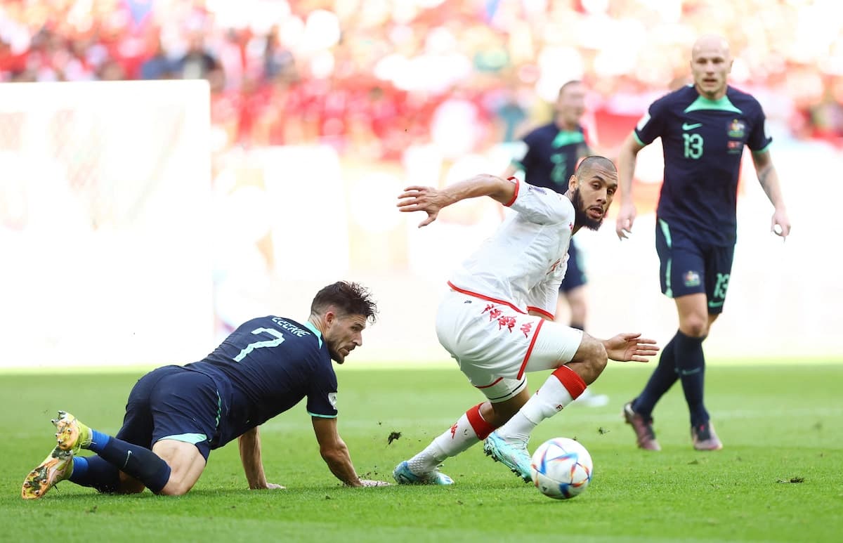 Grub D Piala Dunia Qatar 2022, Tunisia vs Australia: 0-1