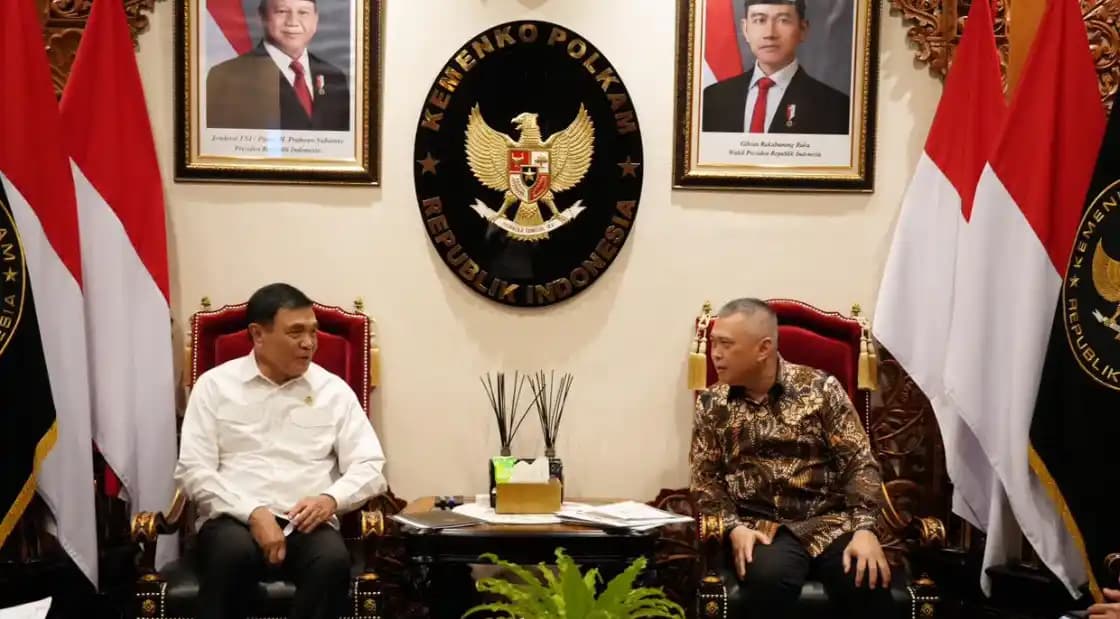 Menhub Dudy dan Menko Polkam