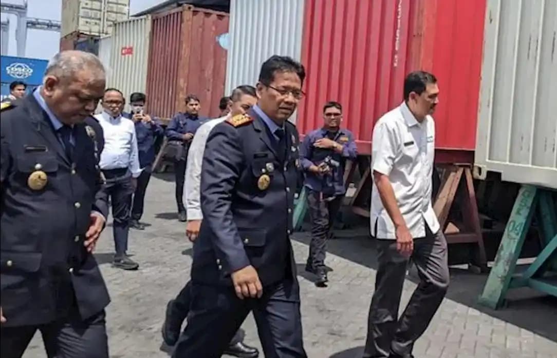 Menteri Keuangan Purbaya Yudhi Sadewa Sidak ke Pelabuhan Tanjung Priok