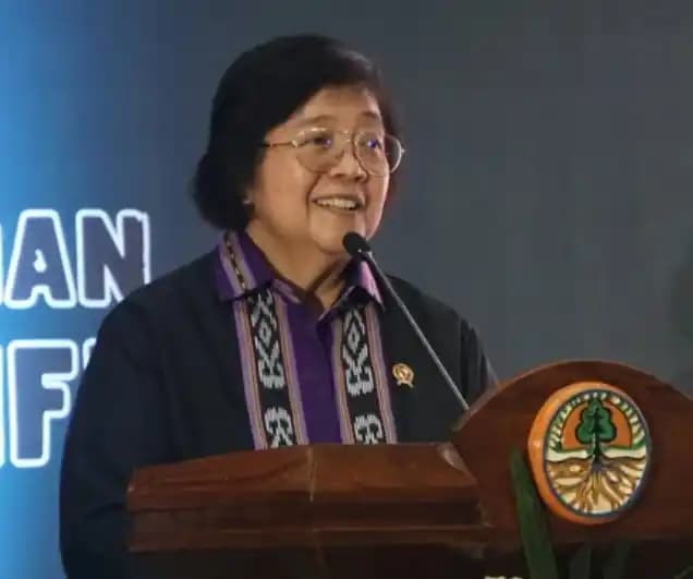 Menteri KLHK Siti Nurbaya Bakar