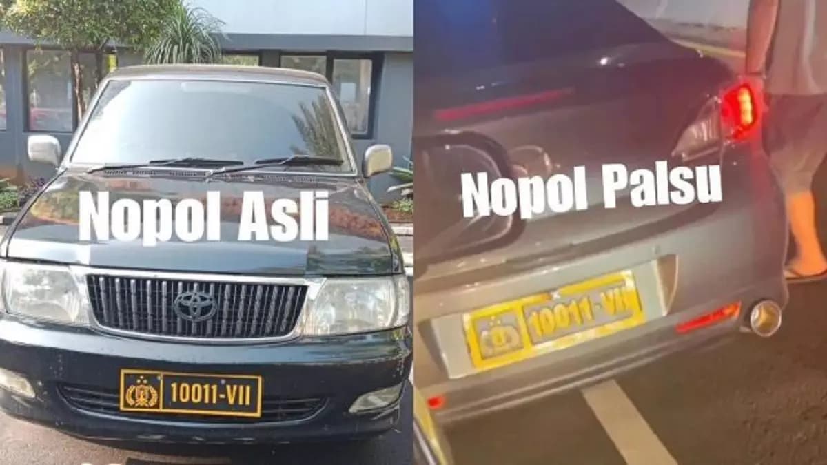 Mobil Koboy Jalan Tol Pelat Palsu, Yang Asli di Polda Metro Jaya