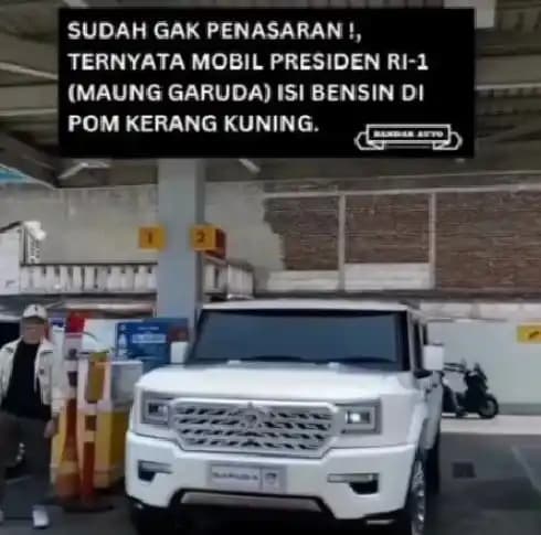 Mobil RI 1 Isi BBM di Shell