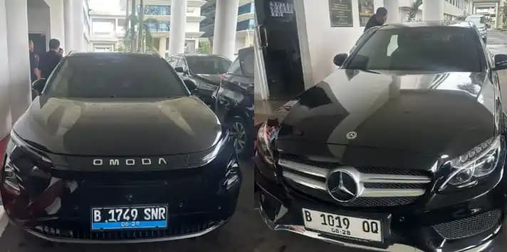 Mobil tersangka impor gula