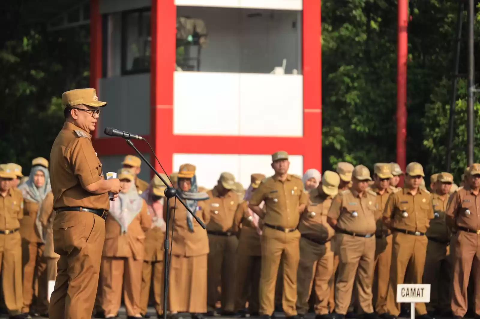 Momen Halal Bihalal Pasca Lebaran, Pj Wali Kota Bekasi Imbau PNS Jaga Netralitas Pilkada Nanti