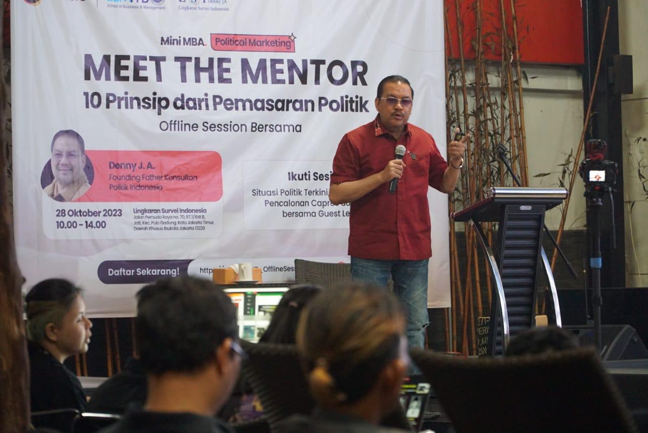 Denny JA sebut Artificial Intelligence dapat Mewarnai Hoaks di Pilpres 2024