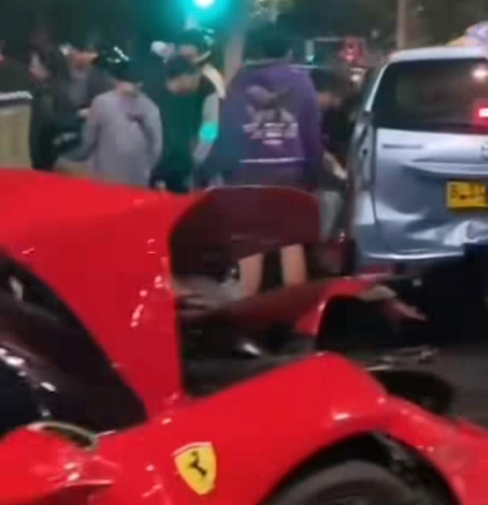 Berakhir Damai, Kasus Ferrari Tabrak 5 Kendaraan di Bundaran Senayan Disetop