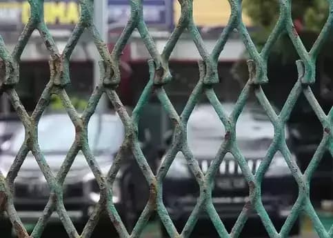 Pagar Lapas Kelas IIA Salemba, Jakarta Pusat (Foto: MI/Aswan)