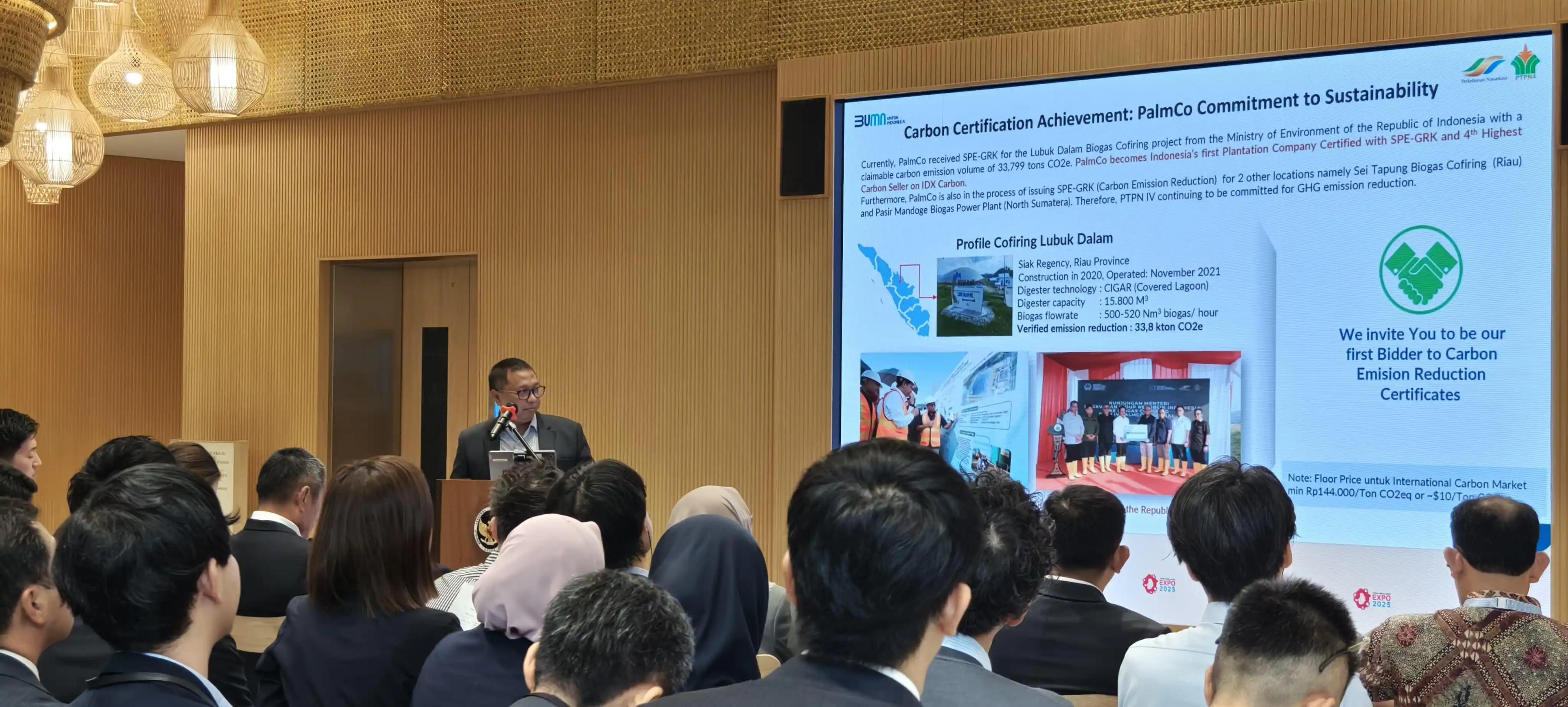 PalmCo Beberkan Langkah Strategis ESG dalam Forum Bisnis Osaka Expo 2025 di Jepang