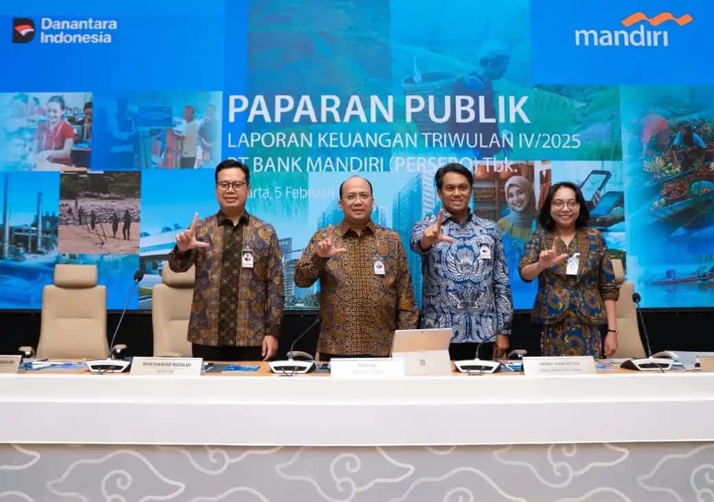 Paparan Publik Laporan Keuangan Triwulan IV/2025 Bank Mandiri
