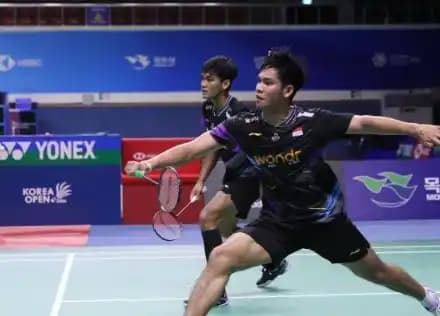 Pasangan Ganda Putra Indonesia Fikri/Daniel