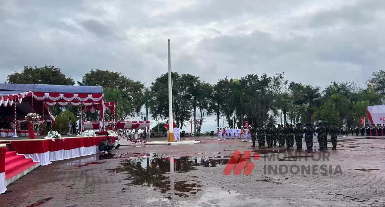 Pawang Hujan Menjadi Kunci Keberhasilan Upacara Penurunan Bendera di Sofifi