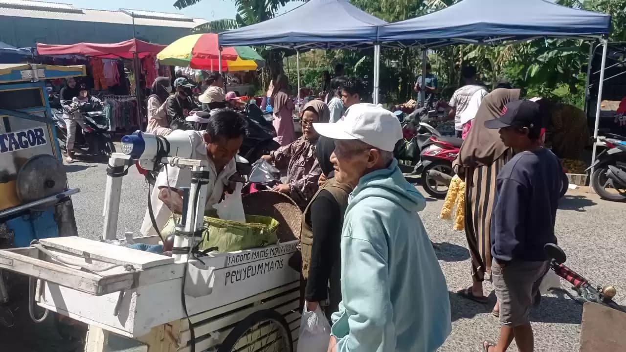 Pedagang di Bandung